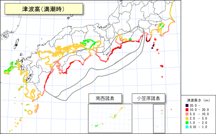 日本の津波高